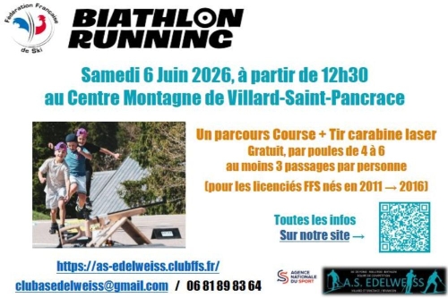 Biathlon Running de l'AS Edelweiss