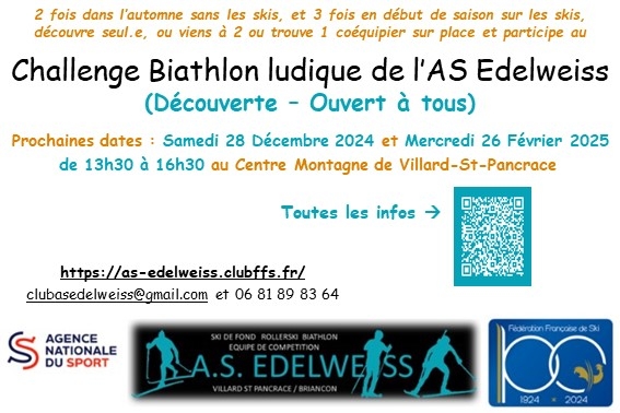 26/02, Découverte Biathlon au Centre Montagne