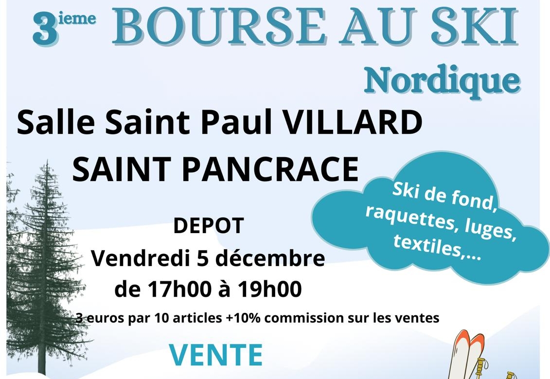 3ème Bourse au Ski Nordique