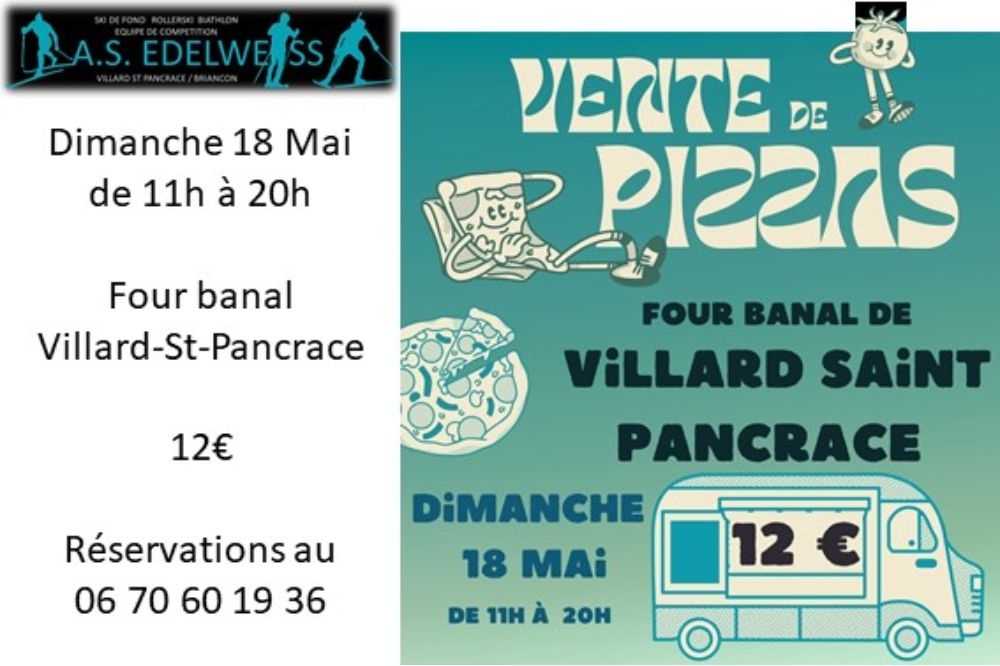 Dim 18 Mai C'est Pizzas !